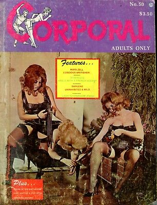 Corporal Fetish Magazine Maya Zell Britisher #50 1971 050918lm-ep - Used