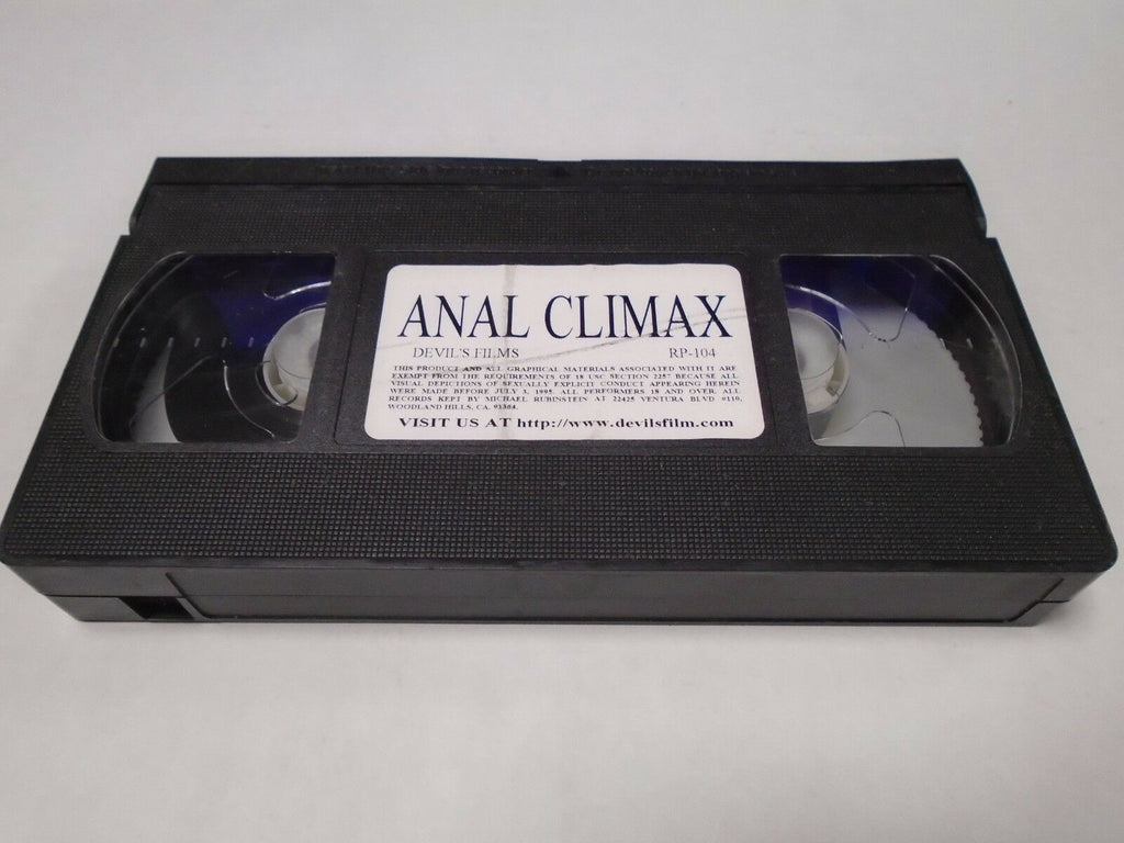 Anal Climax Devil's Film Vintage Adult VHS 020119AMP