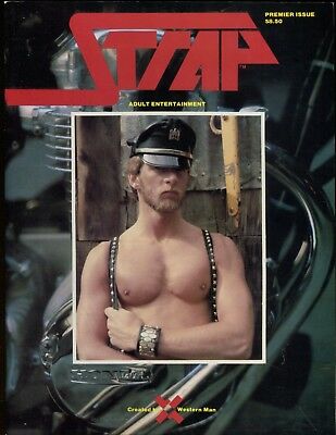 Strap Gay Magazine Ty Nevelson #1 1979 Premier Issue 112217lm-ep2
