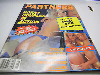 Partners Busty Adult Magazine "Horny Couples" August 1989 030713Lm-EP