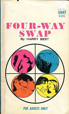 Four-Way Swap Adult Novel by Harry Best 1970 022818lm-ep