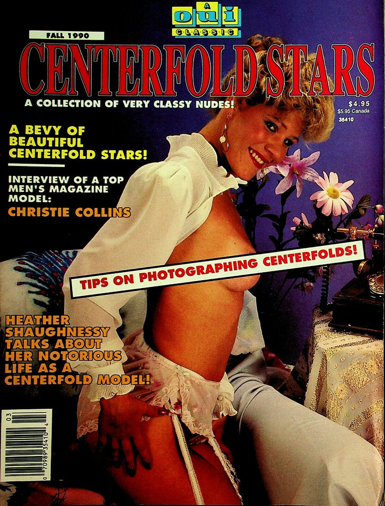 Oui Centerfold Stars Magazine Christie Collins Fall 1990 081020lm-ep