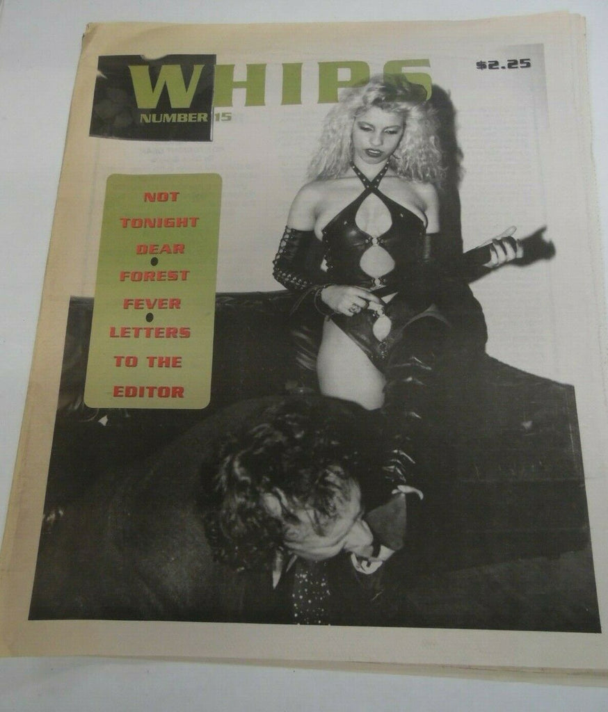 Whips Fetish Newspaper Not Tonight Dear #15 1990's 120919lm-ep