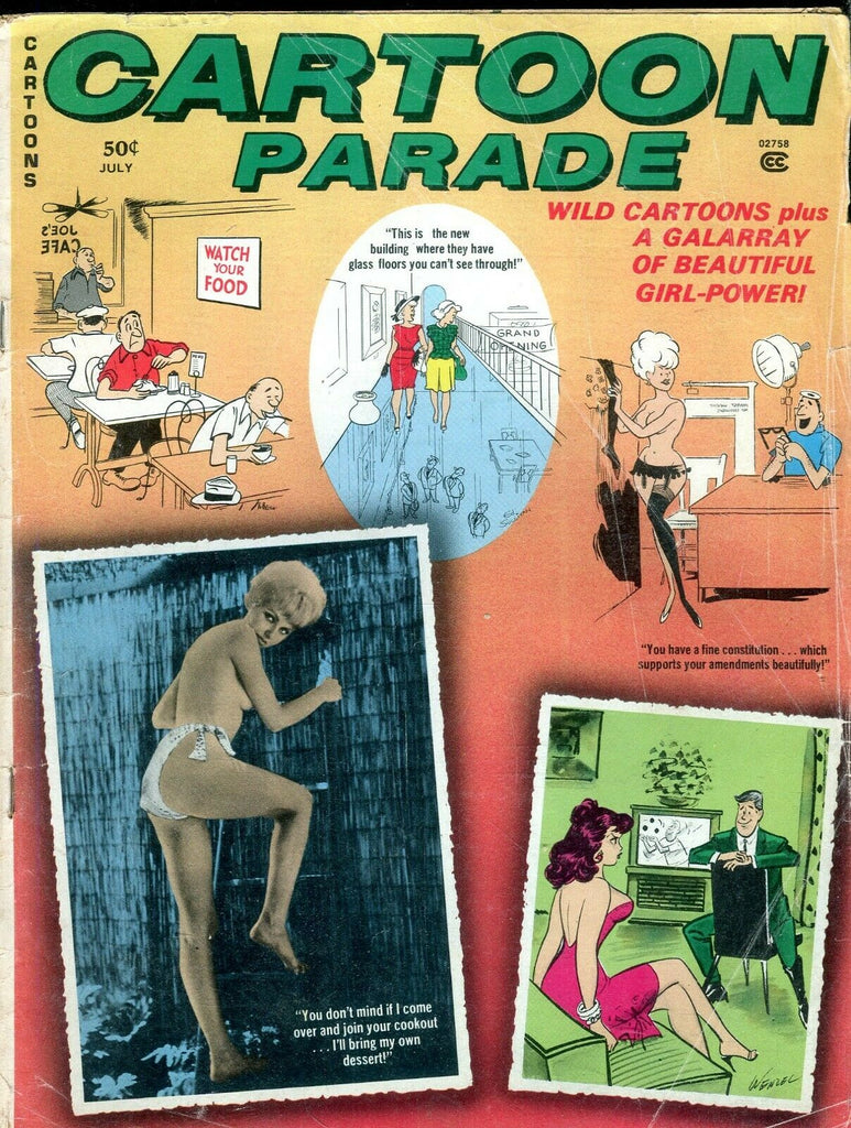 Cartoon Parade Magazine Beautiful Women & Cartoons July 1974 101019lm-ep