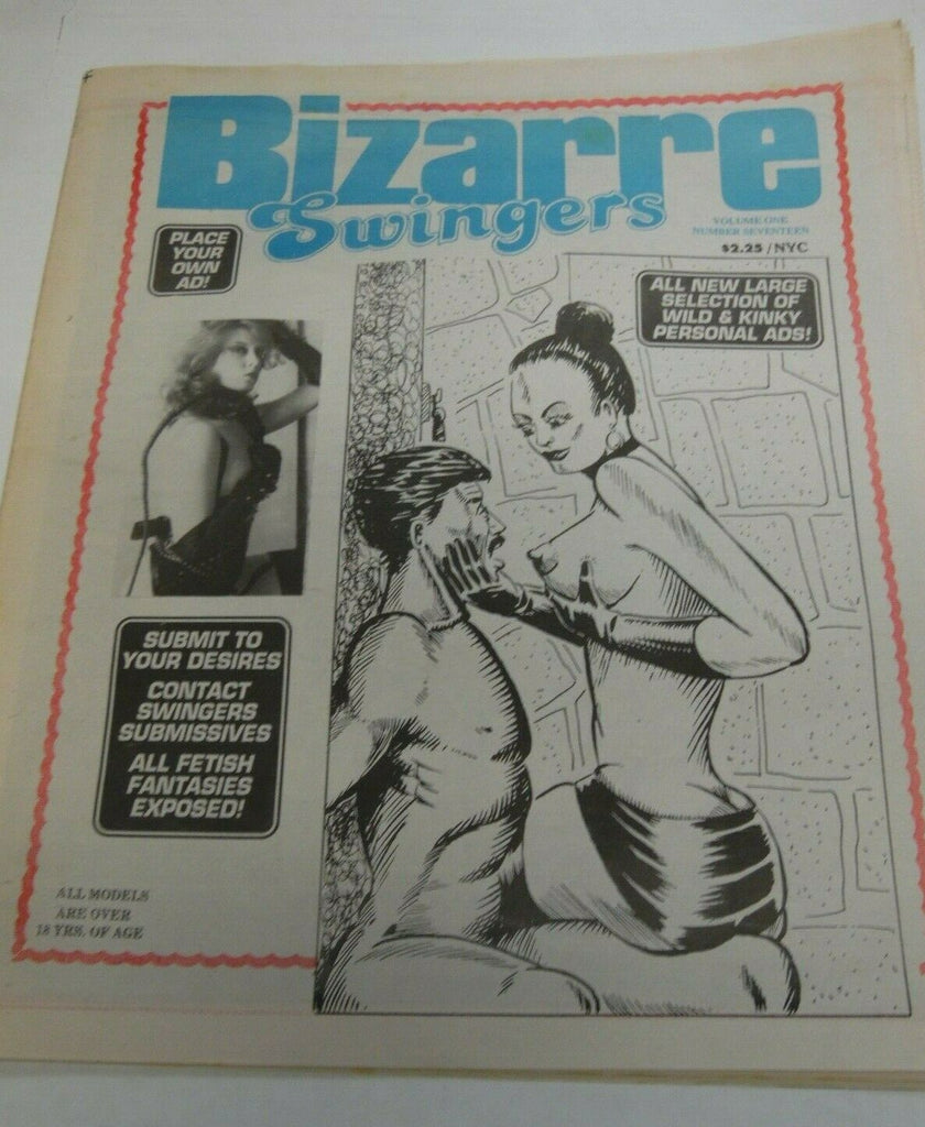 Bizarre Swingers Newspaper Submit To Your Desires vol.1 #17 1990s 120719lm-ep