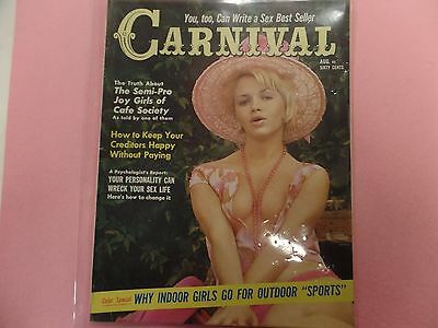 Carnival Busty Adult Magazine Joy Girls Of Cafe Society August 1966 031616lm-ep