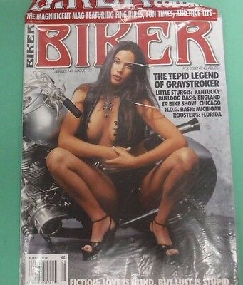Biker Magazine Legend Of Graystroker August 1997 new/sealed 041113lm-epa