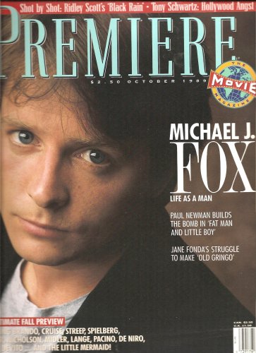 Premiere Magazine October 1989 Michael J. Fox Cover