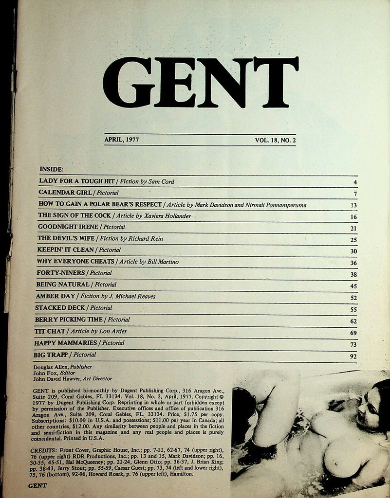 Gent Magazine April 1977 Readers Copy 060920lm-ep