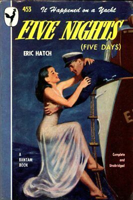 Five Nights Adult Novel by Eric Hatch 1948 Bantam Book 042214lm-epa2