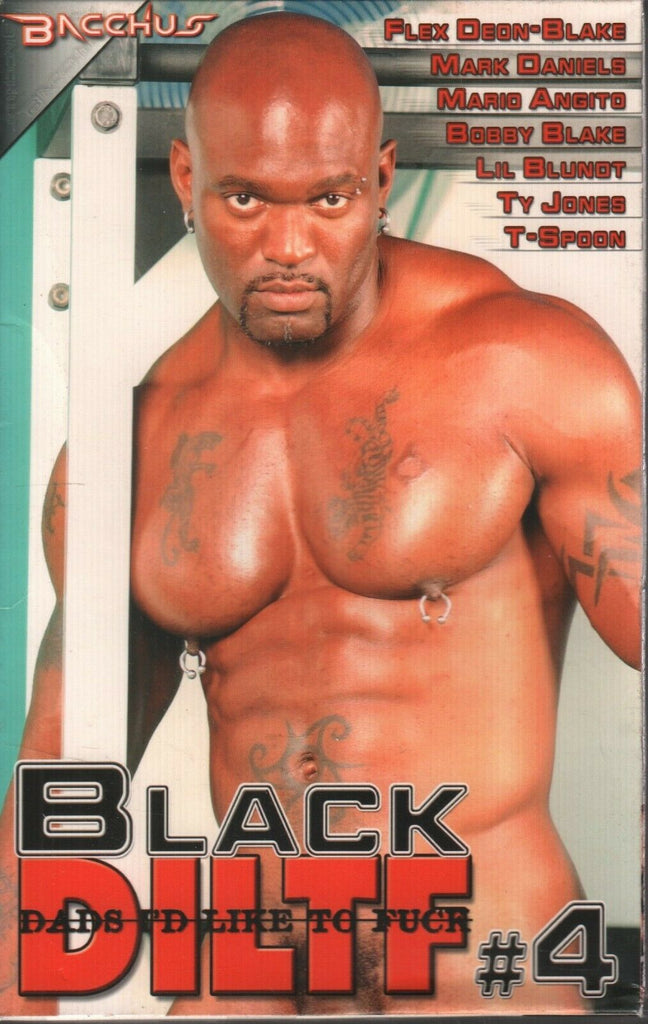 Black DILTF #4 Mark Daniels Mario Angito Ty Jones Gay Male Adult VHS 101819AMP2