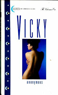Vicky Adult Novel by Anonymous 1990 Blue Moon Books 121617lm-ep