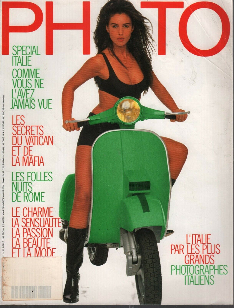Photo Photo French Magazine April 1990 Monica Bellucci Karin 100419AME3