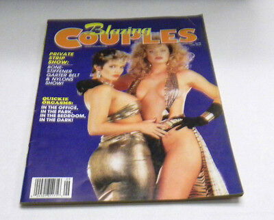 Blazing Couples Busty Adult Magazine Tracey Adams September 1991 041114lm-ep
