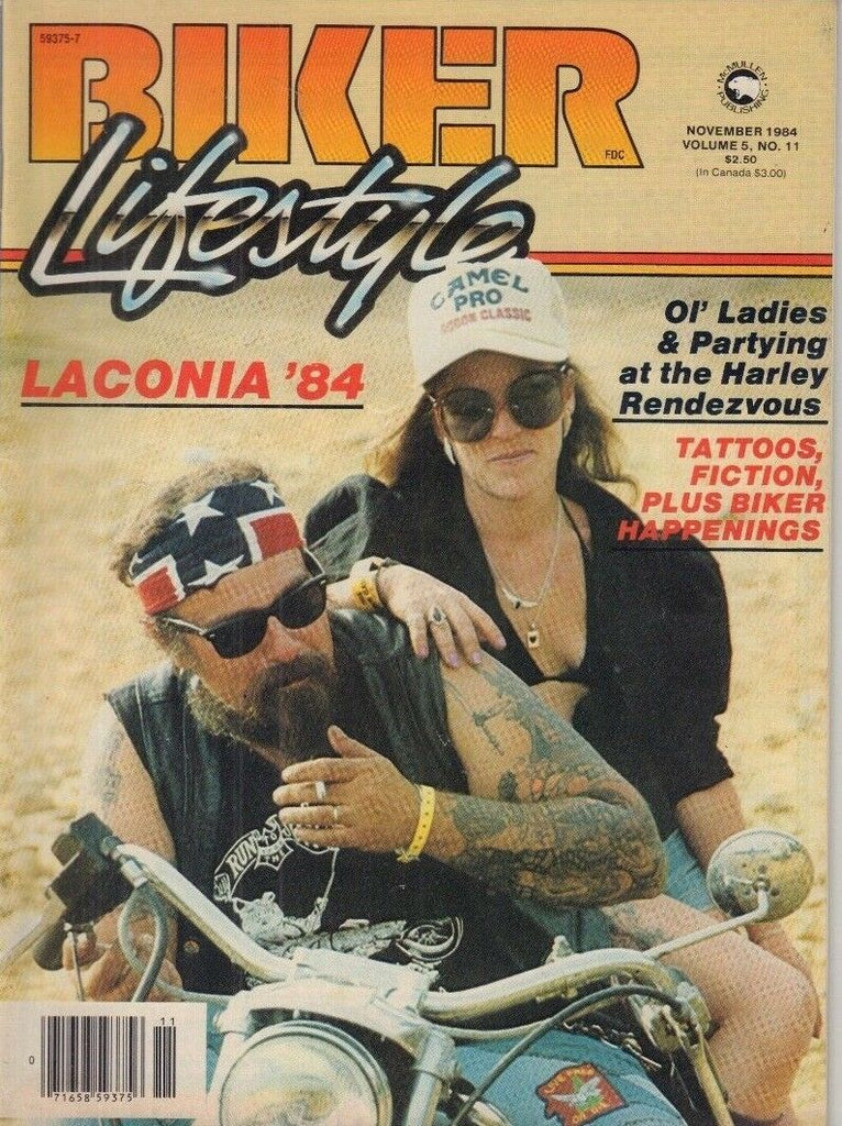 Biker Lifestyle Adult Magazine Laconia '84 & Tattoos November 1984 051618REP