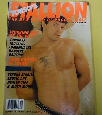 Stallion Gay Magazine Working Men Of The West August 1988 020813lm-epa