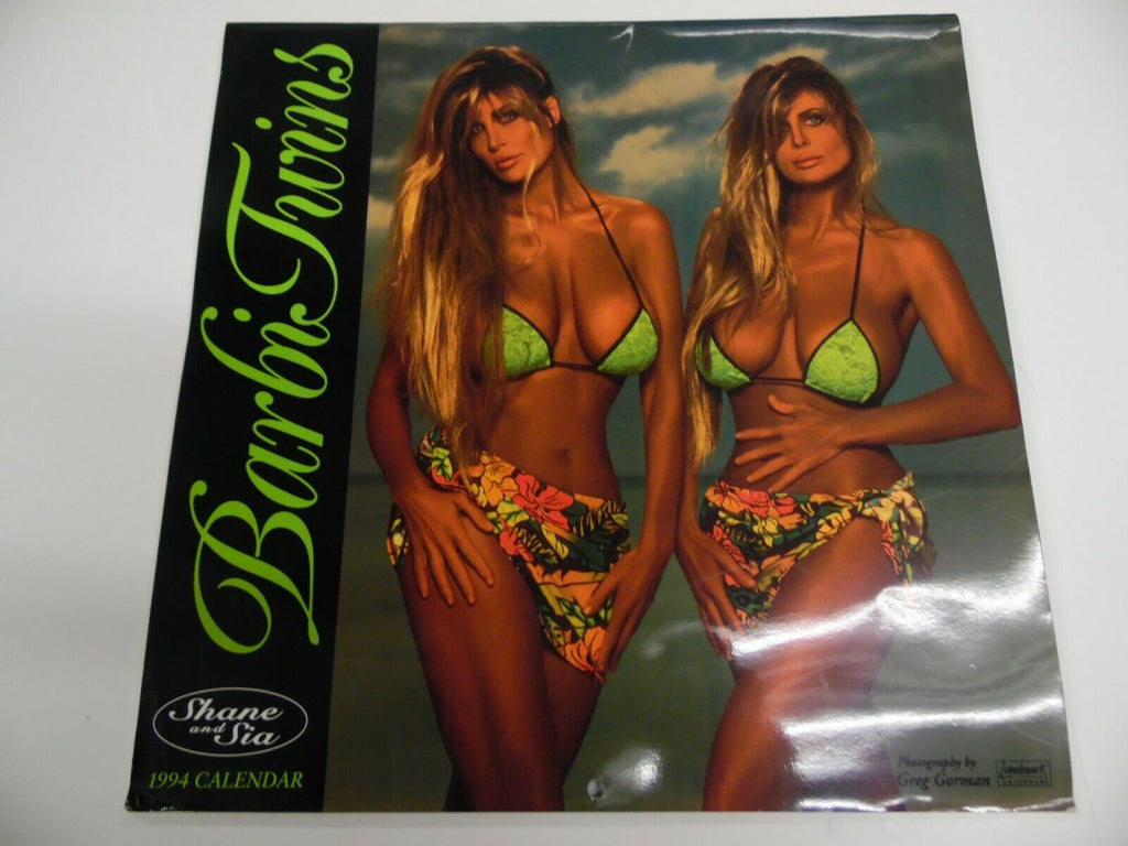 Unbranded Barbi Twins 1994 Wall Calendar 12" x 12" Shane & Sia 022219lm-ep - Used