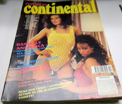 Playbirds Continental Busty Adult Magazine Rena & Tracy #94 vg 050514lm-ep