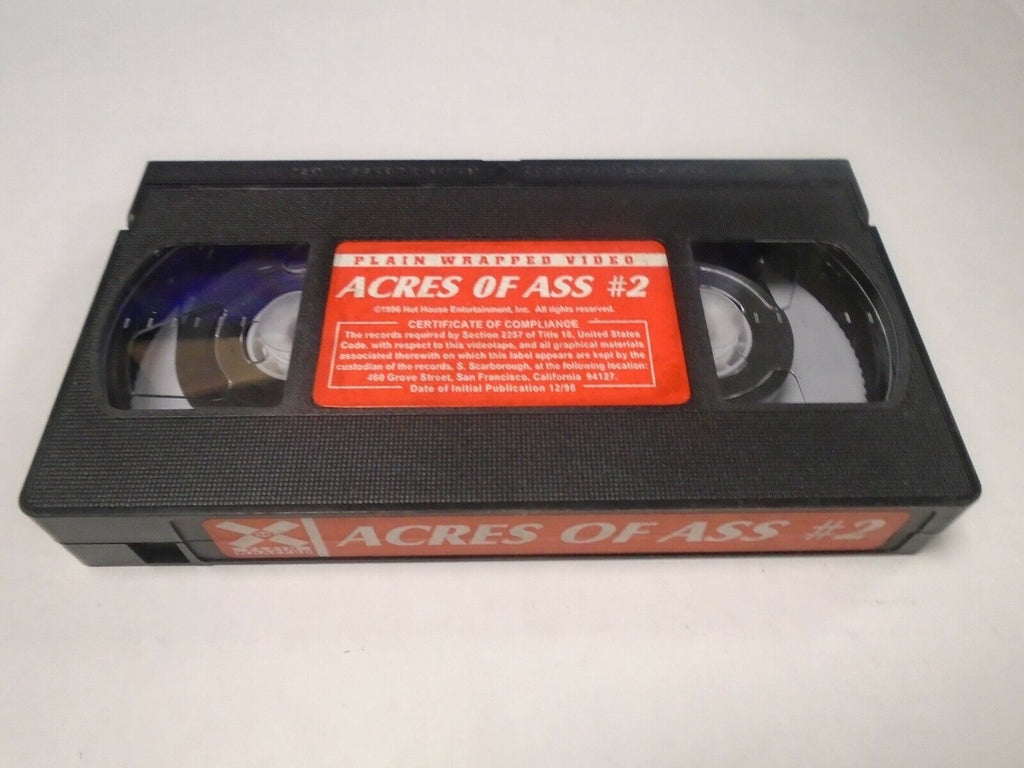 Acres of Ass #2 Plain Wrapped Video 1996 Gay Male Adult VHS 071719AMP2