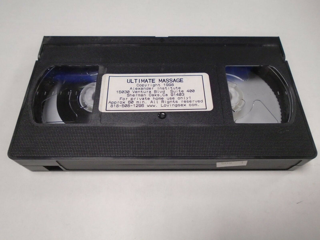 Ultimate Massage 1998 Alexander Institute Adult VHS 022119AMP