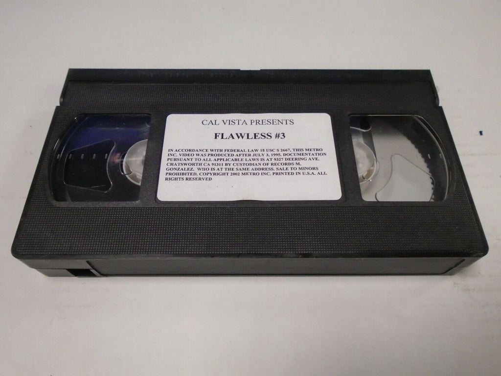 Flawless #3 Cal Vista 1995 Adult VHS 051419AMP