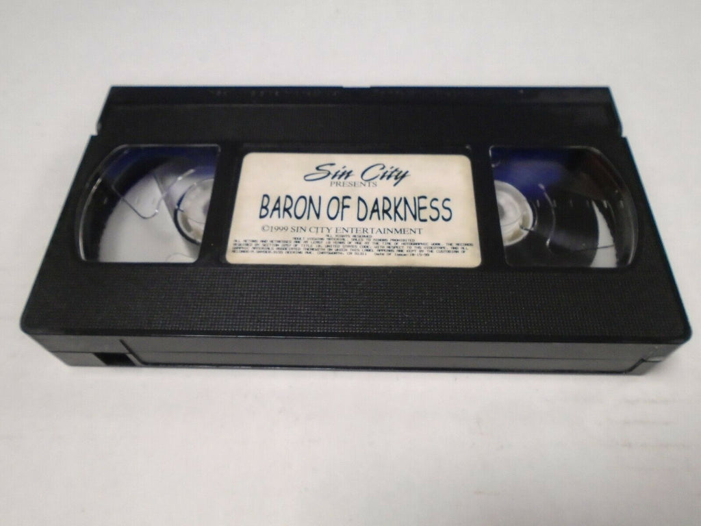 Baron of Darkness Sin City 1999 Angela Ferrini Ron Jeremy Adult VHS 021519AMP