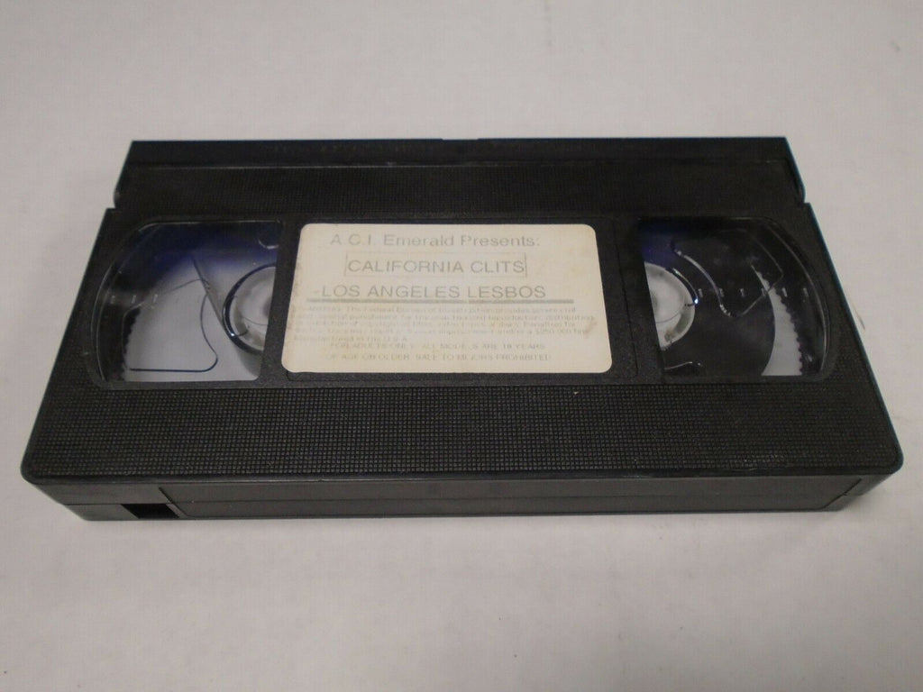 California Clits Los Angeles Lesbos Adult VHS 031219AMP