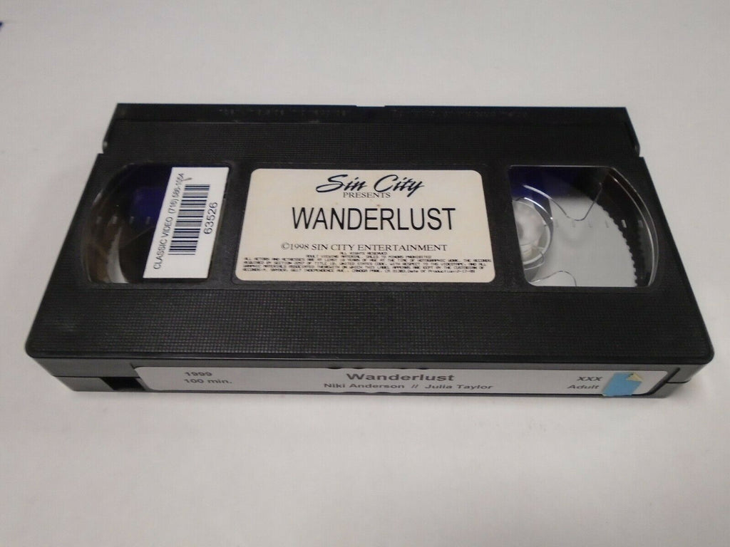 Wanderlust Niki Anderson Julia Taylor 1999 100mins Adult VHS 032919AMP