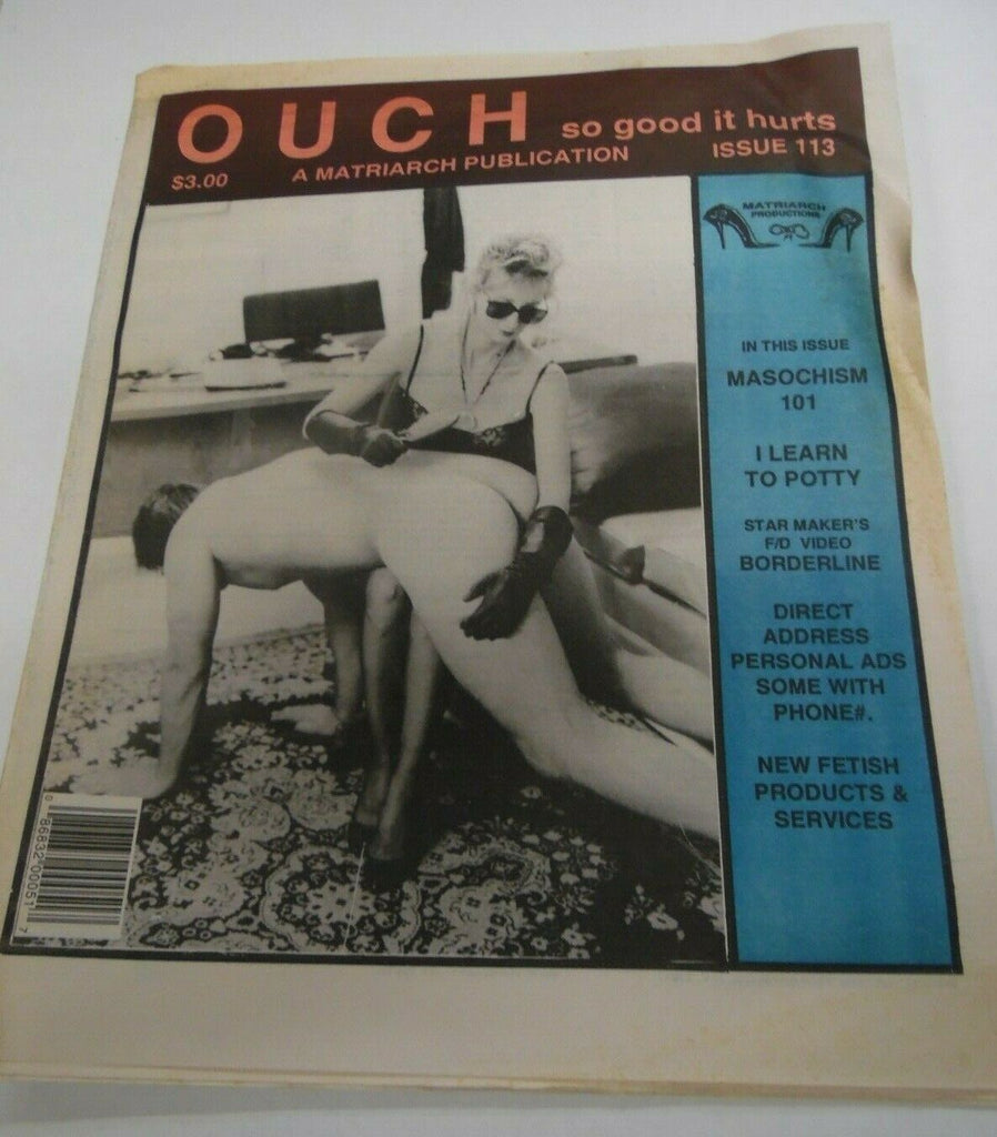 Ouch Fetish Newspaper Masochism 101 #113 1996 122119lm-ep
