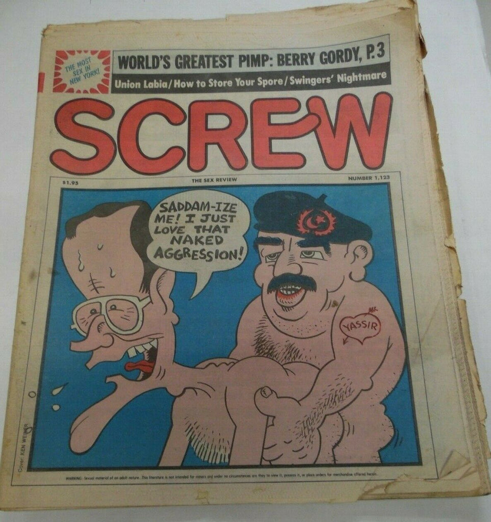 Screw Newspaper Greatest Pimp: Berry Gordy #1123 September 1990 121219lm-ep