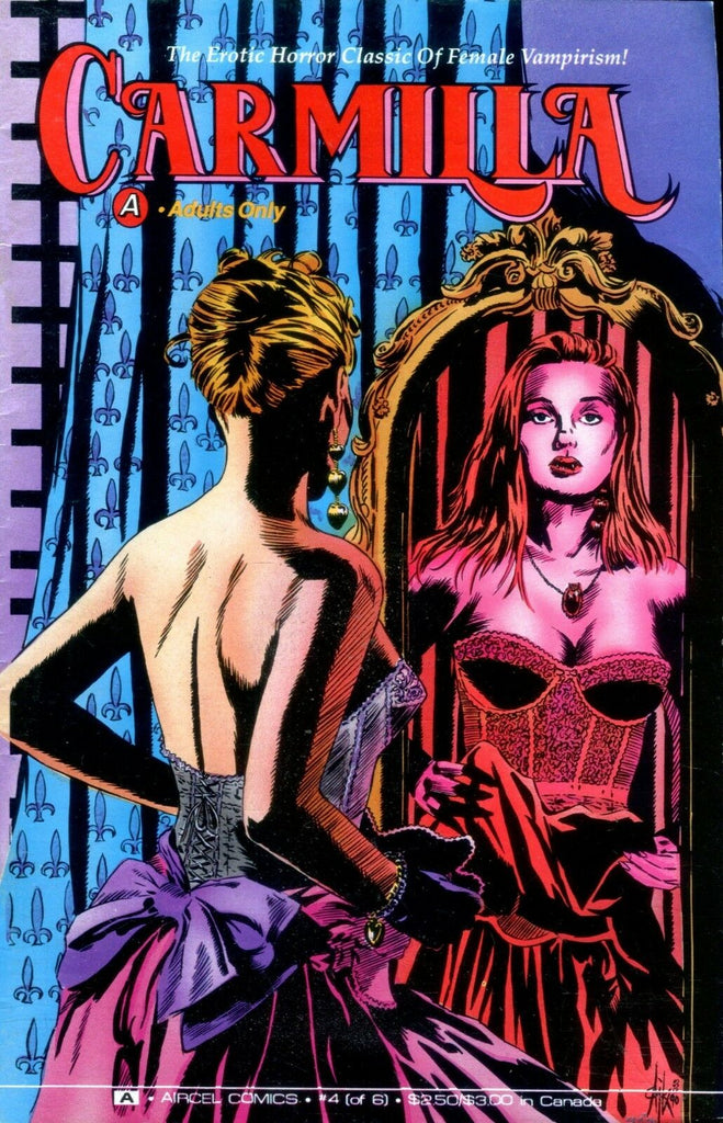 Carmilla Comic #4 Female Vampirism 1991 Aircel Comics 010719lm-ep