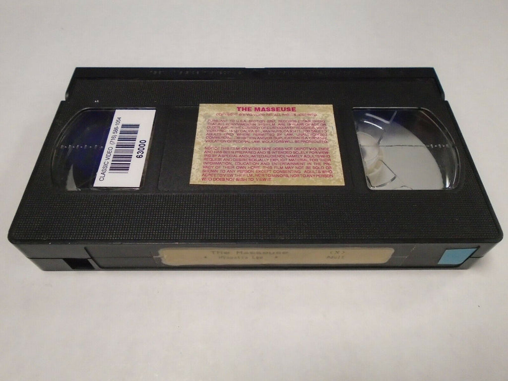 The Masseuse Hypatia Lee Vivid Video Adult VHS 031919AMP3