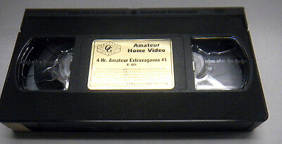 Amateur Extravaganza Busty Adult VHS Tape #1 4hrs XXX vg 031614lm-ep