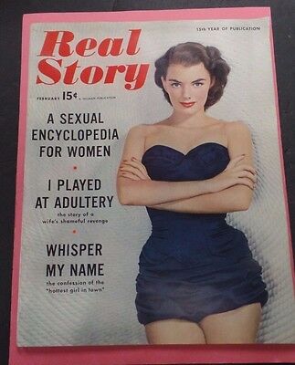 Real Story Adult Magazine Sexual Encyclopedia February 1956 122215lm-ep