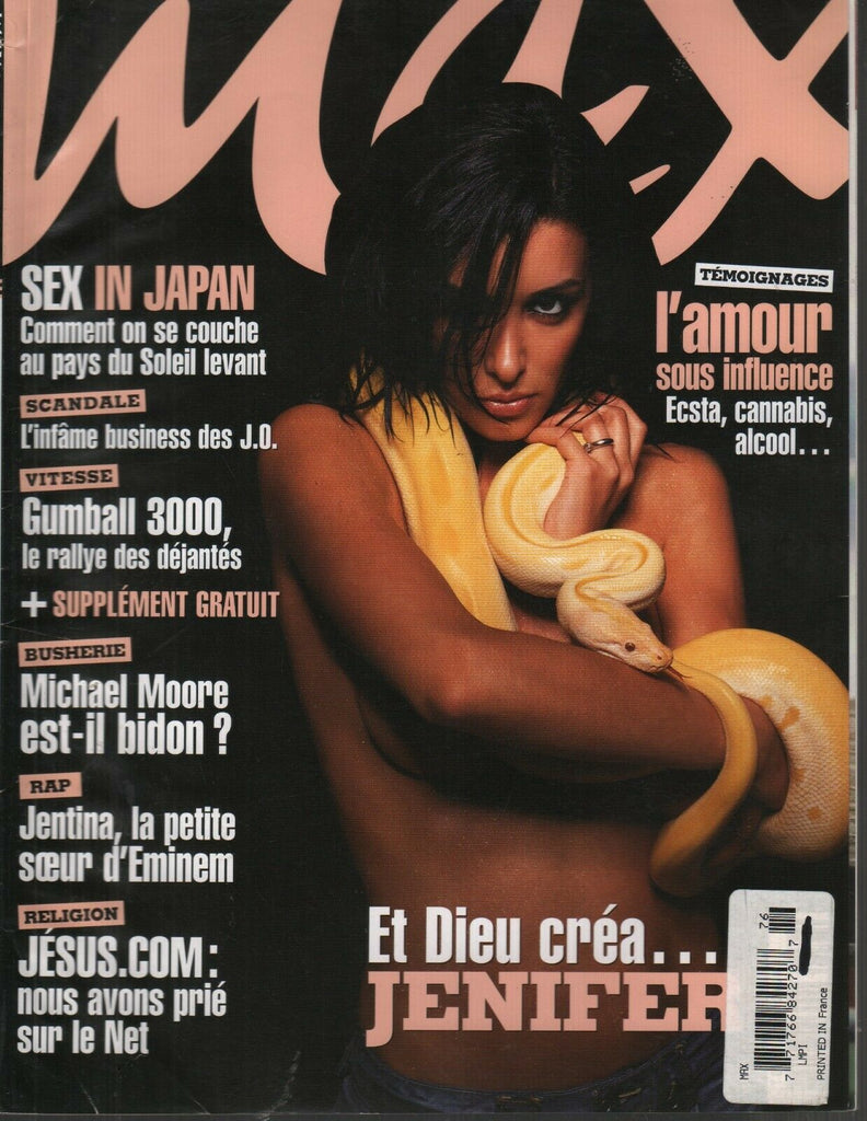 Max Max French Magazine Septembre 2004 Jennifer Jentina Eminem 091919AME - Used