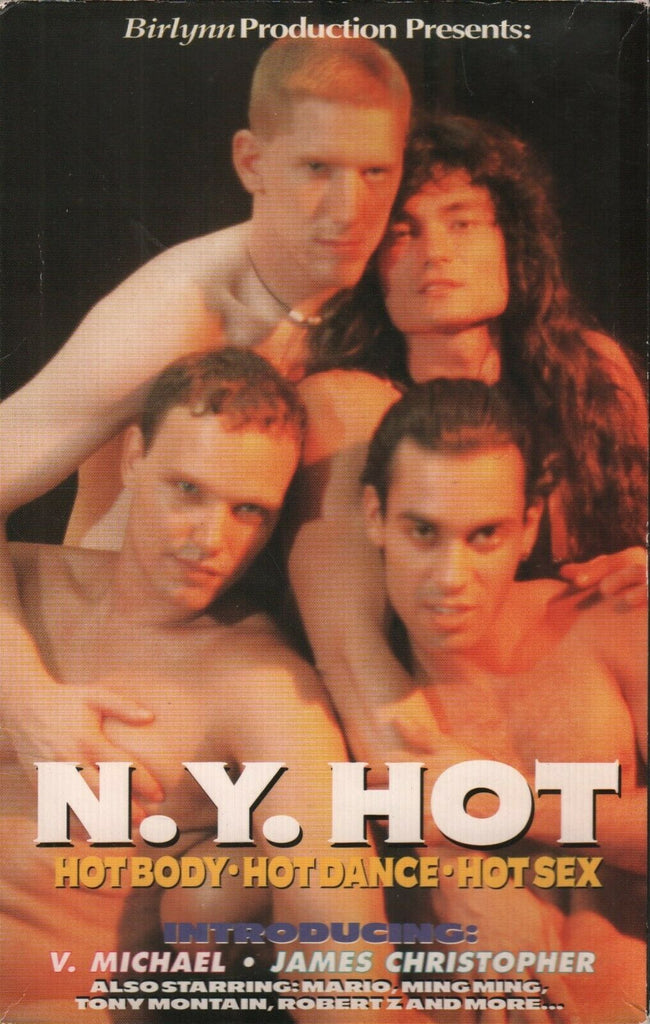 NY Hot V Michael James Christopher Ming Ming Gay Male Adult VHS 102119AMP3