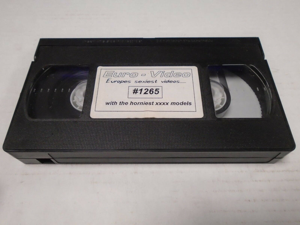Euro-Video #1265 Horniest XXX Models Adult VHS 011119AMP3