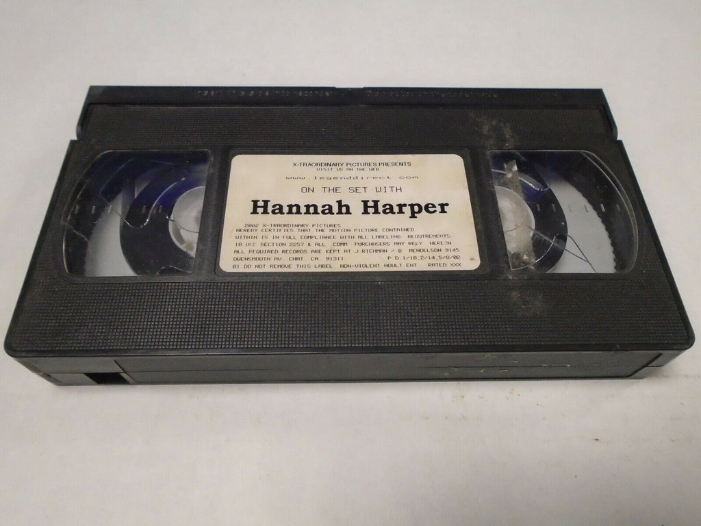 On The Set with Hannah Harper X-Traordinary Pictures Adult VHS 041519AMP3
