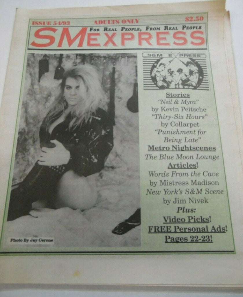SM Express Fetish Newspaper Mistress Madison #54 1993 013020lm-ep