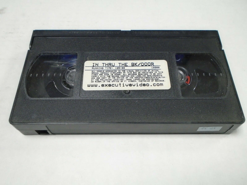 In Thru the Backdoor 185mins Executive Video Adult VHS 042219AMP2