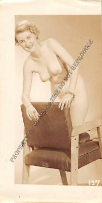 Adult Vintage B&W Photo 2.5x4 Sexy Pin Up Lesbians Undressing Strip Tease 60HR