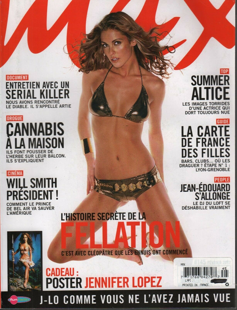 Max French Magazine Fevrier 2002 Will Smith Jennifer Lopez 092519AME