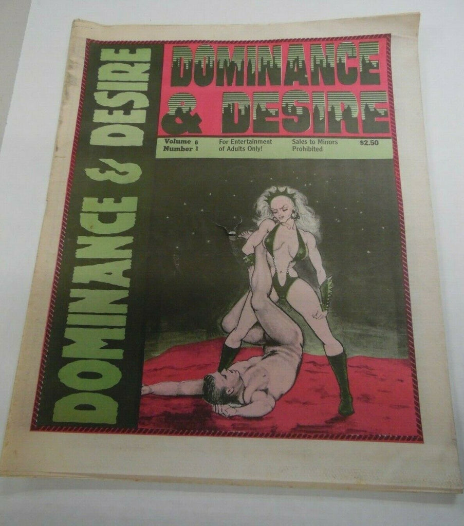 Dominance & Desire Newspaper Cindy vol.6 #1 1990's 122119lm-ep