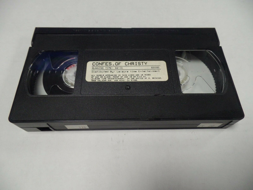Confessions of Christy 62mins Leisure Time Ent Adult VHS 051719AMP