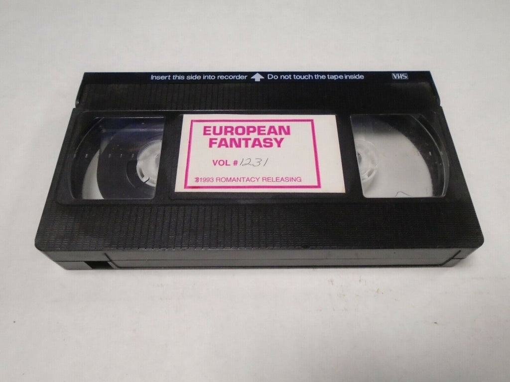 European Fantasy Vol #1231 1993 Romantacy Releasing Adult VHS 041519AMP