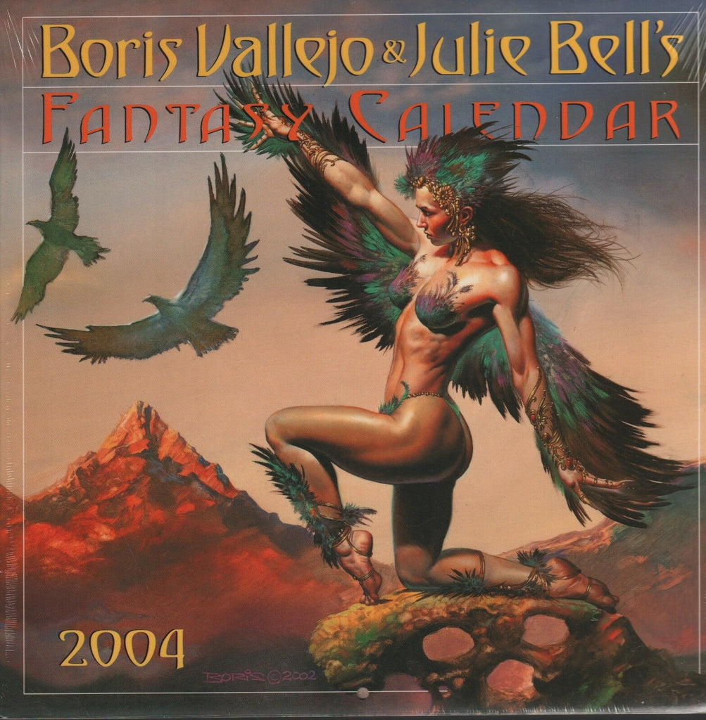 Boris Vallejo & Julie Bells Fantasy 2004 Calendar 12"x12" 051818DBCAL