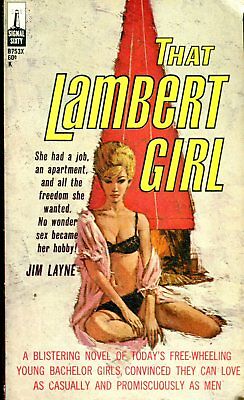 That Lambert Girl Adult Novel by Jim Layne 1964 032118lm-ep
