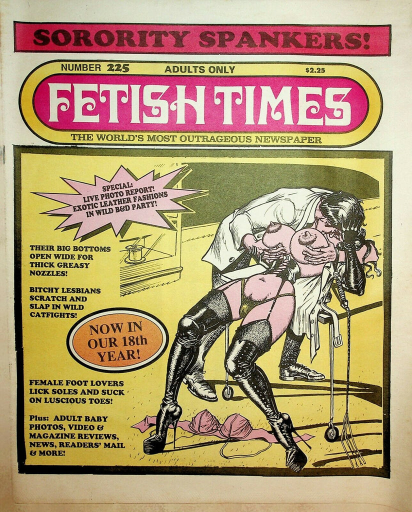 Fetish Times Newspaper Sorority Spankers #225 1992 022220lm-ep