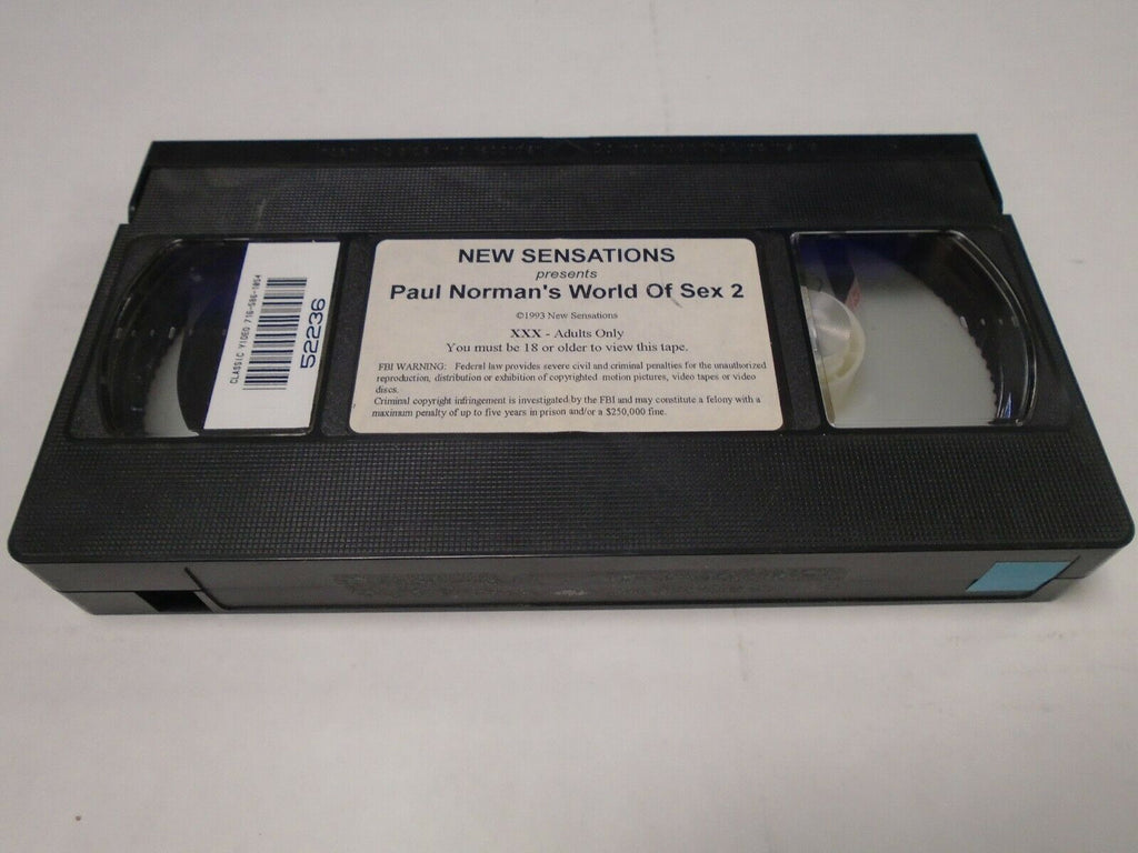 Paul Norman's World of Sex 2 1993 New Sensations Adult VHS 022619AMP3