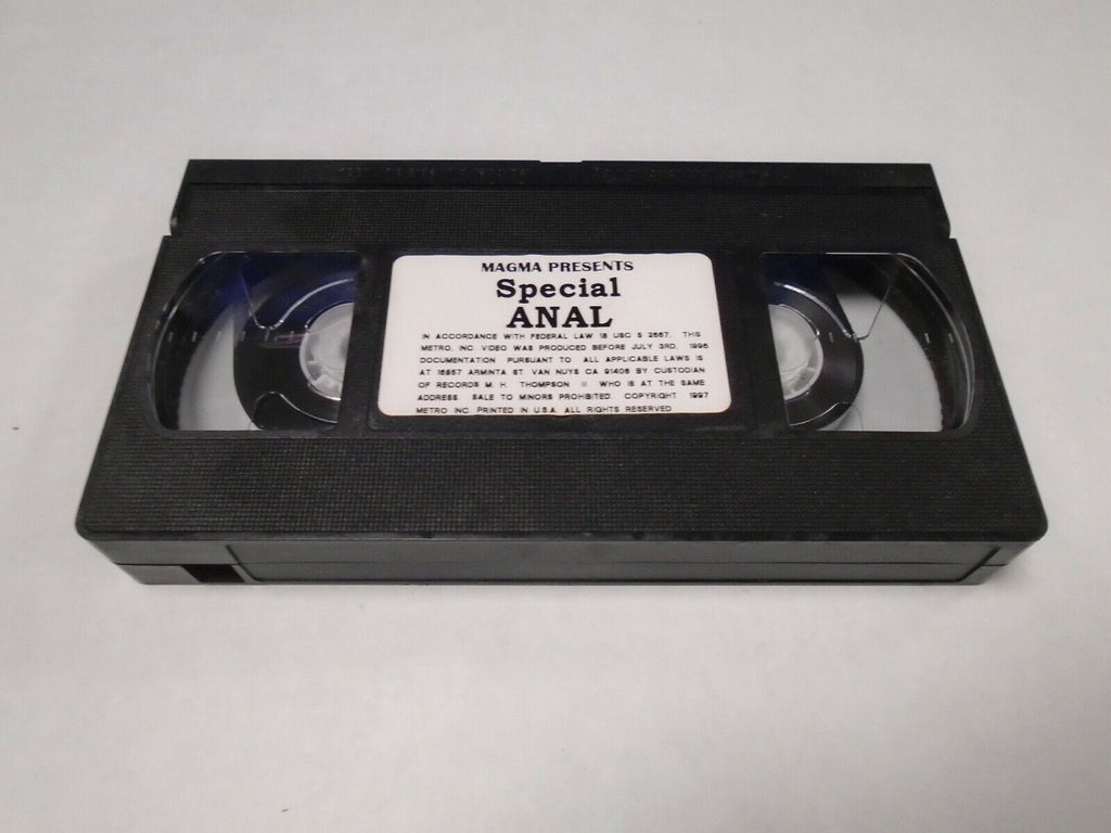 Special Anal Magma Presentation 1996 Adult VHS 041519AMP